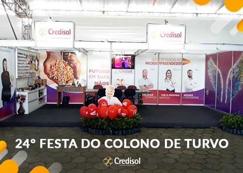 Imagem do post CREDISOL PARTICIPA PELA QUARTA VEZ DA FESTA DO COLONO DE TURVO 